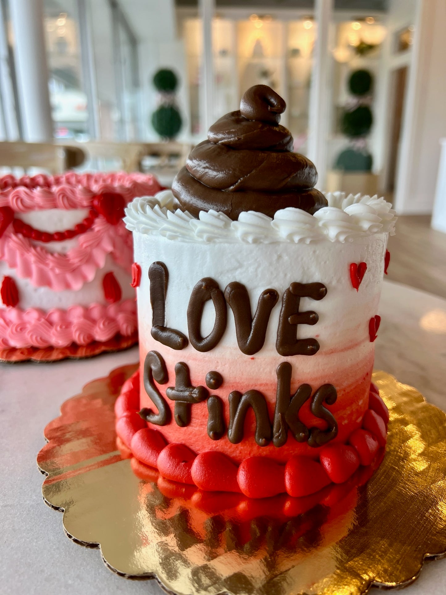 Love Stinks Cake