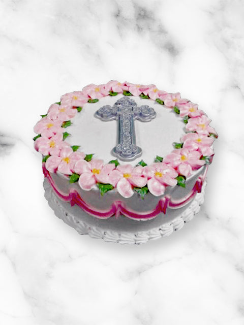 Communion Cake (Pink Version)