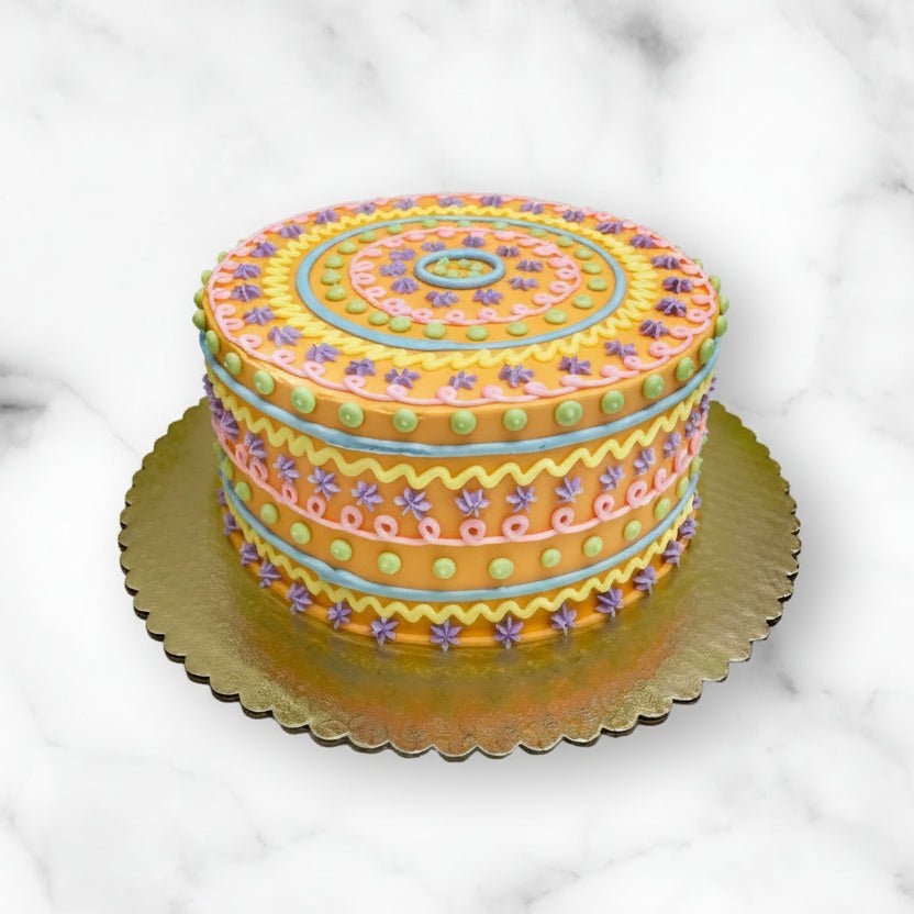 Easter Egg Motif Cake