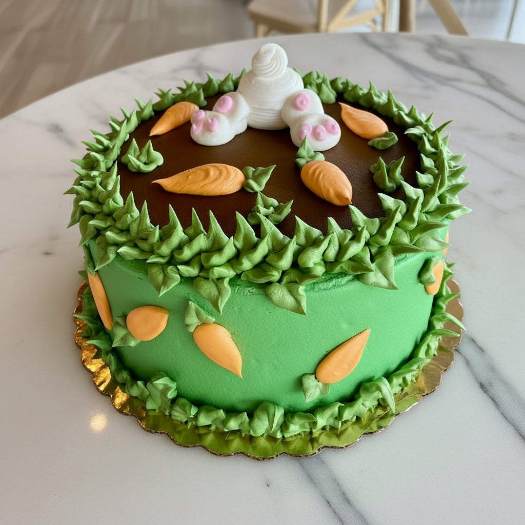 Bunny Garden Easter Cake