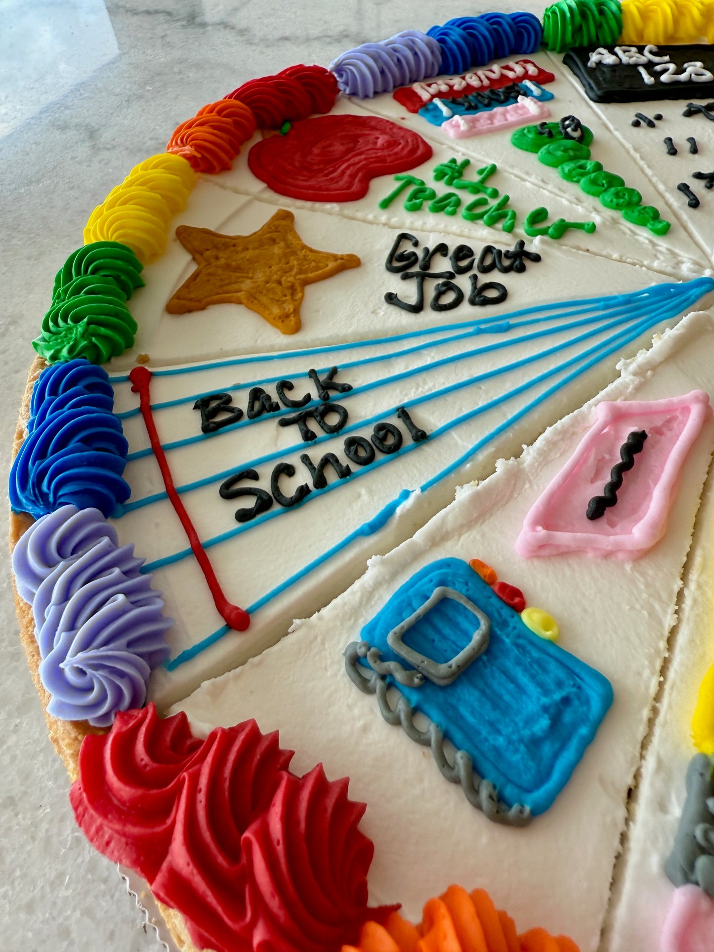 Back to School Cookie Cake