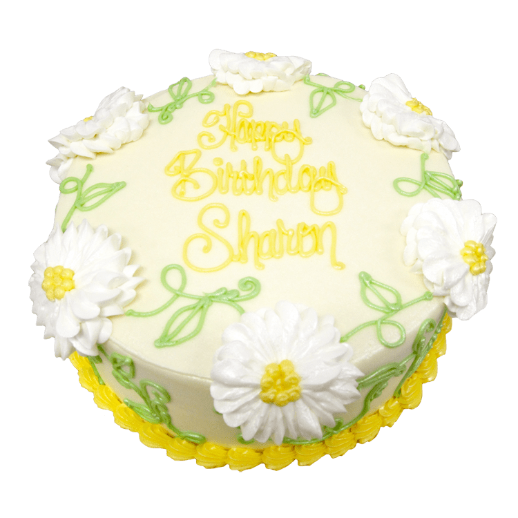 Daisies & Scroll