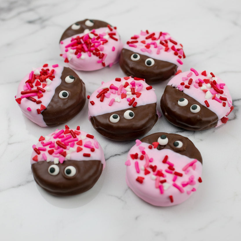 Lil’ Love Bugs Cookies (Set of 6) | Chocolate-Dipped Treats