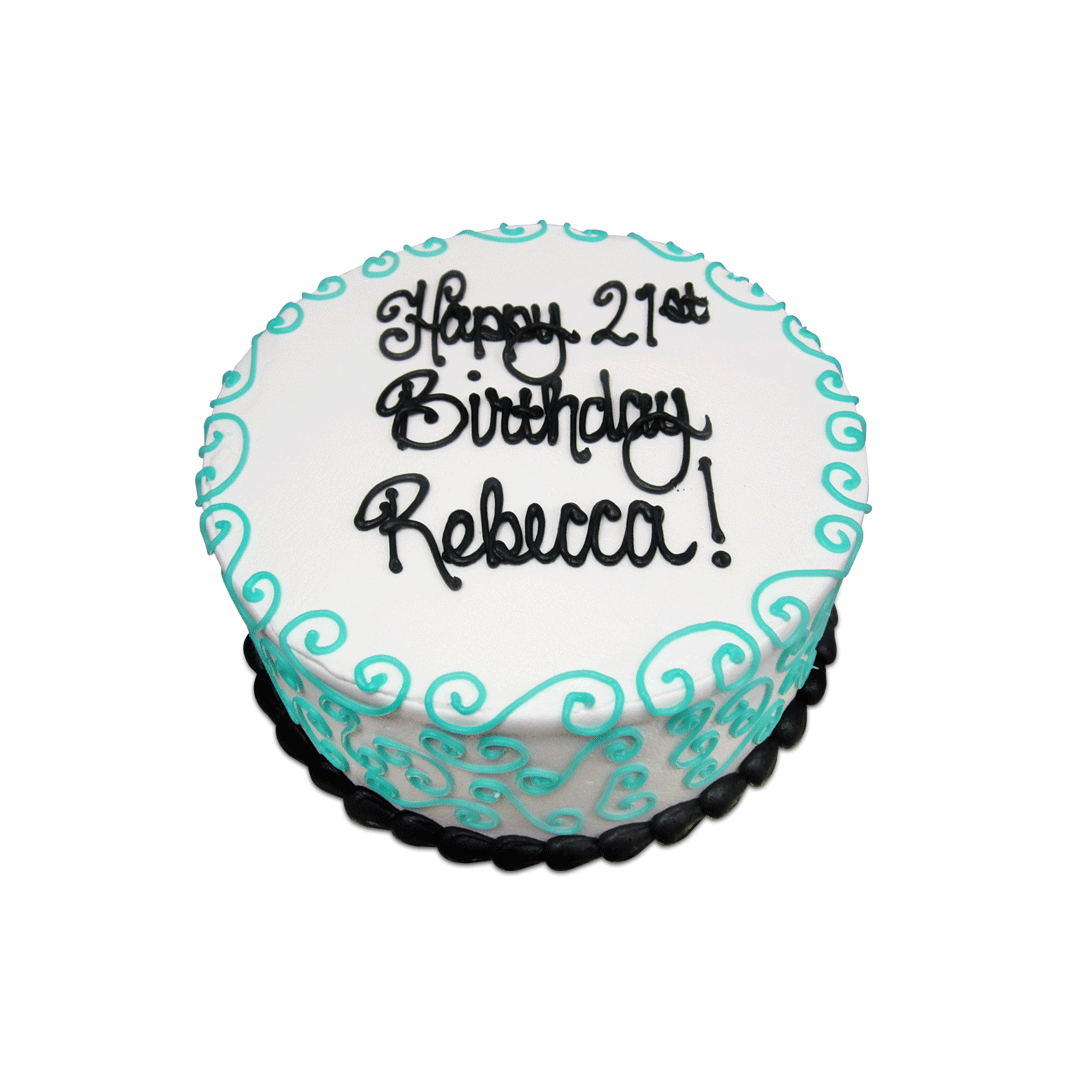 Teal Scrollwork