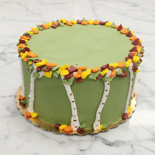 Autumn Birch Cake