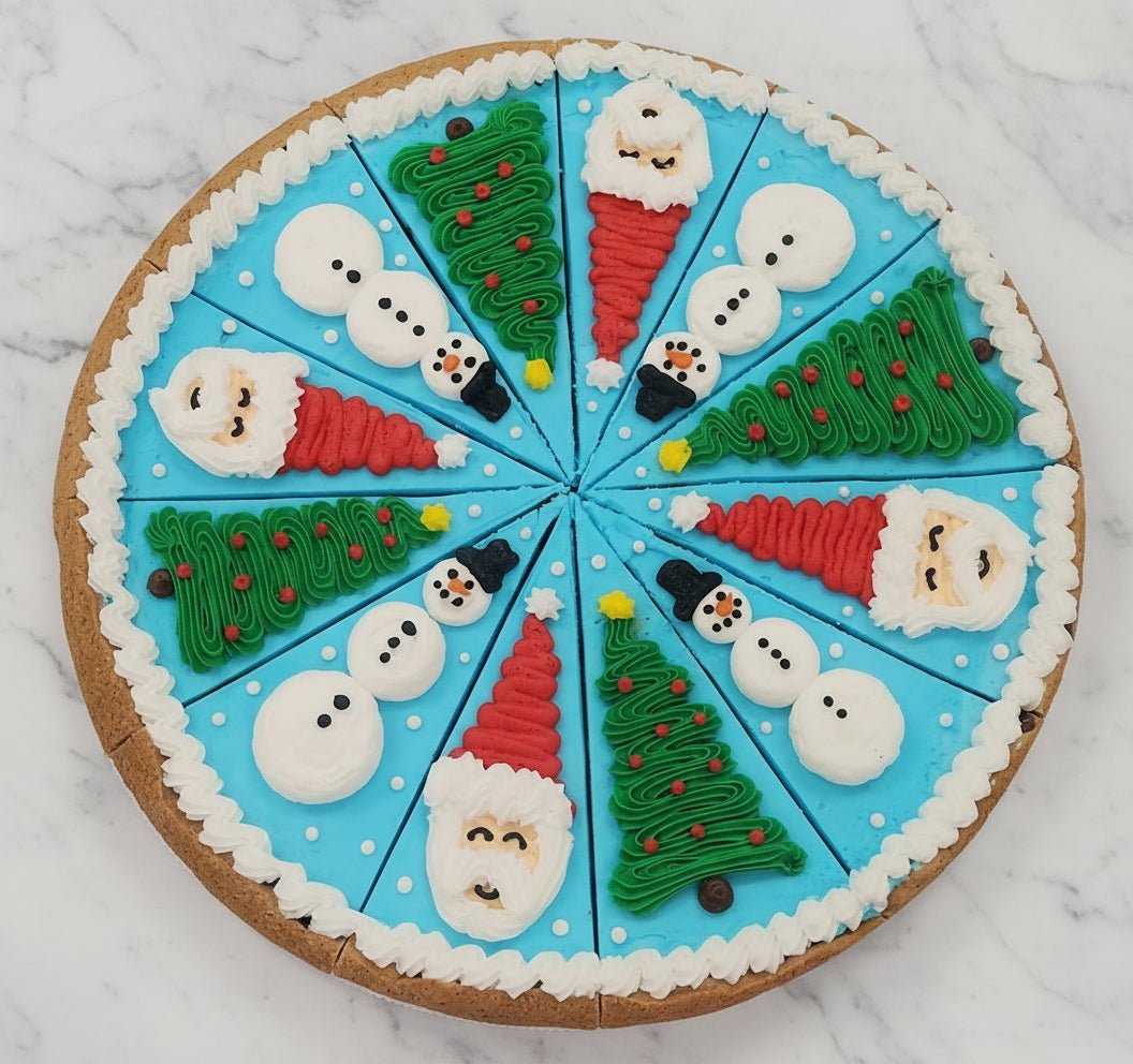 Holiday Chocolate Chip Cookie Cake