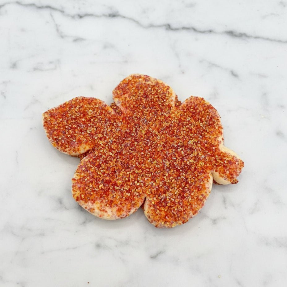 Sanded Sugar Autumn Leaf Cookie