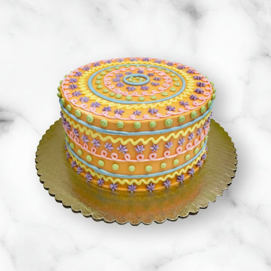 Easter Egg Motif Cake