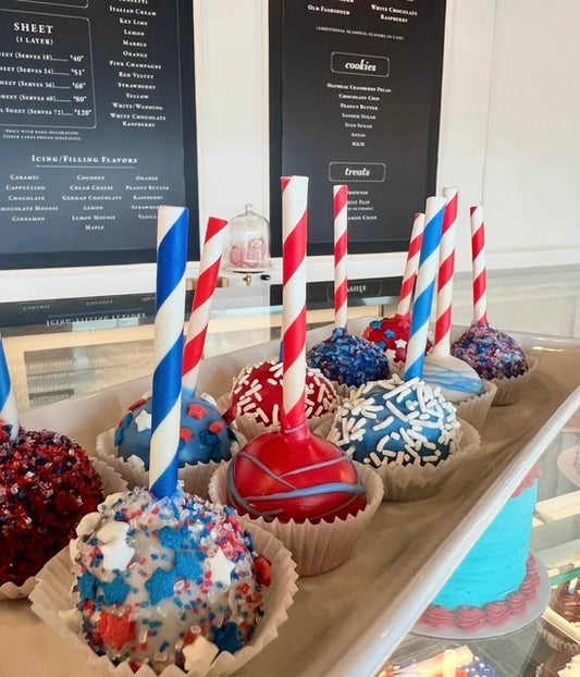 Patriotic Cake Pop