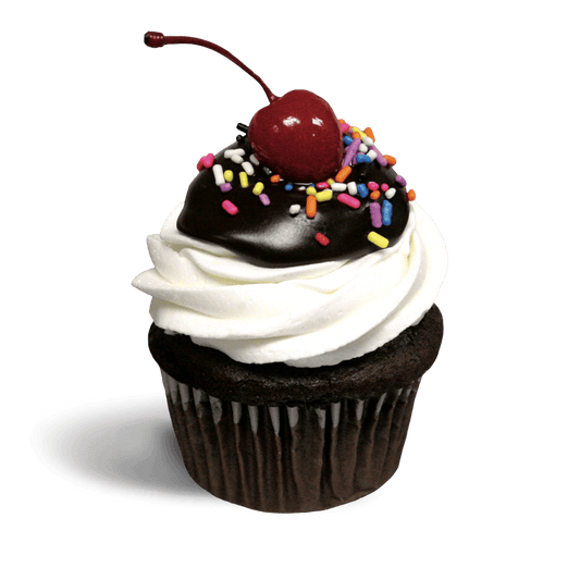 Hot Fudge Sundae Cupcake